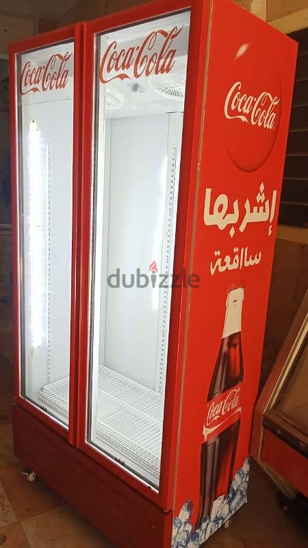 ثلاجه كولا بابين جديده حديثه شحن شركه
