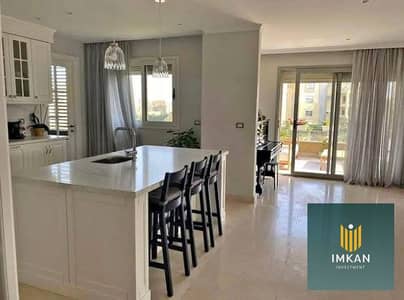In 90 Avenue Compound, an ultra-super-lux finished apartment is for sale with installments over the longest payment period in Fifth Settlement and min