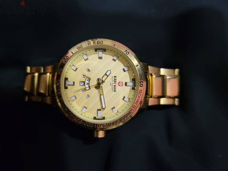 Kademan Golden Watch 3