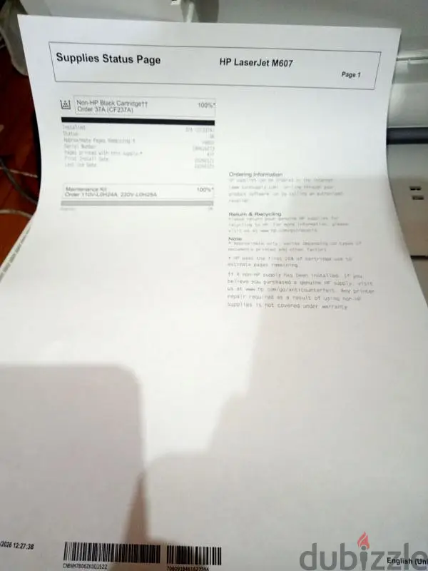 HP 607/HP 50165609115828867122