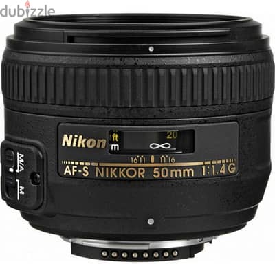 عدسه نيكون  nikon lens nikkor   50mm 1.4