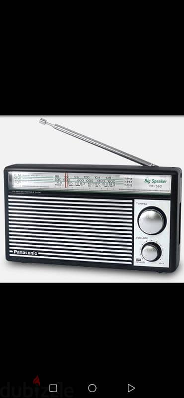 راديو باناسونيك متنقل بطارية و كهرباءثلاثي النطاقات FM-MW-SW