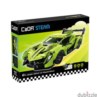 Cada Bricks 1: 14 Phantom Ghost C51309W RC Building Blocks Car 1:14