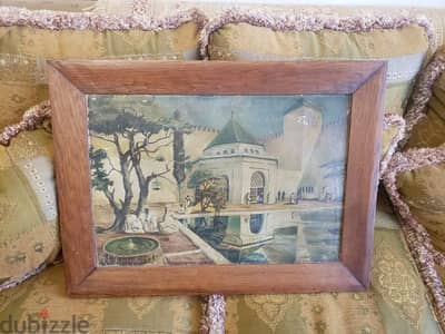copy of the 1931 Exposition Coloniale Paris Morocco Pavilion Print