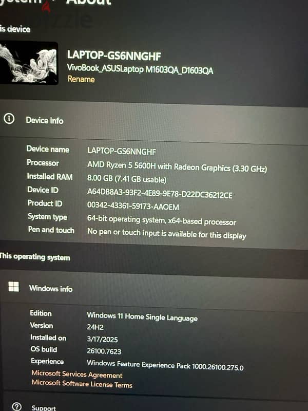 laptup ASUS Vivobook 5