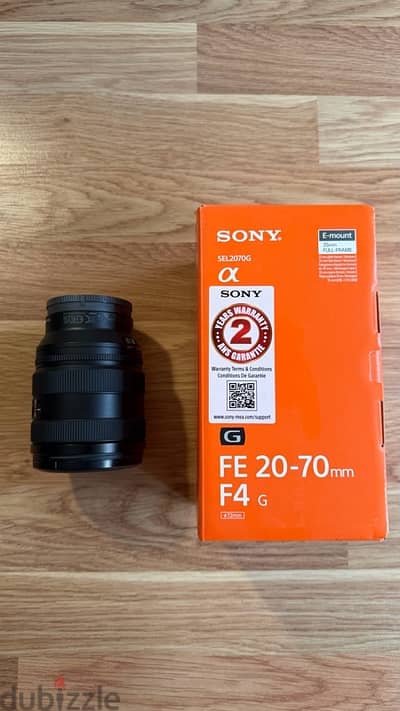 Sony 20-70 mm f/4 G lens