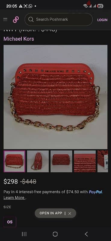 original micheal kors bag