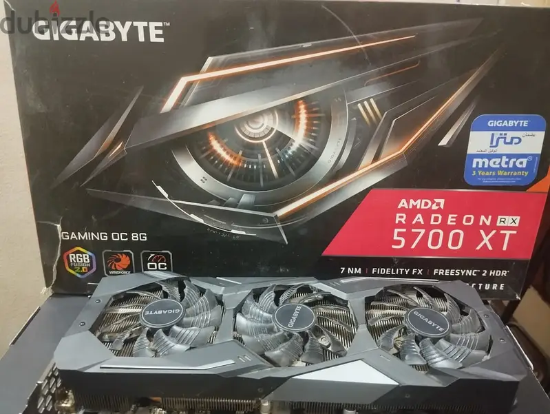 rx 5700 xt gigabyte gaming oc (8gb)