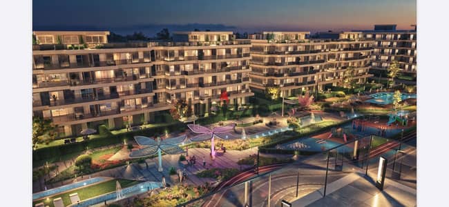 2 Bedroom Apartment with Private Garden for Sale in Sheikh Zayed – Installments up to 10 Years