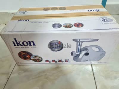 مفرمة لحم Ikon ٨٠٠ واط جديدة بالكرتونة