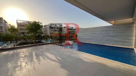 Apartment for rent with private pool directly to lake  in lake view compound golden square New cairo