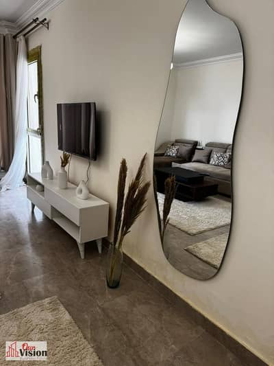 Furnished apartment for rent in Jannah 2  140 m 3 rooms  3 bathrooms  separate north view open  second floor  price 30,000