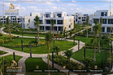 Independent Villa Model B for sale in Noor City with a direct view of Central Park and Wide Garden View in a prime location in V3