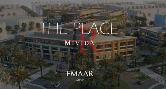 Office for sale semi finished in The Place Mivida Compound New Cairo