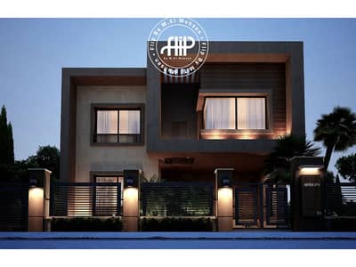 First row golf Villa For Sale In New Giza 1300M fully finished