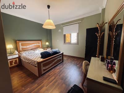Fully furnished apartment for rent in Al Ashrafia Compound, behind Waterway, prime location, first occupancy