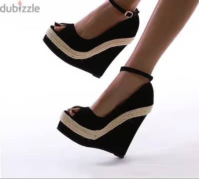 Straw Weave Wedges Platform Sandals