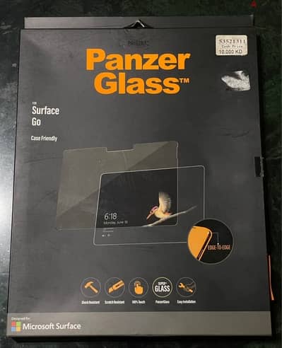 Microsoft Surface Go 10 inch original Panzer Glass screen protector