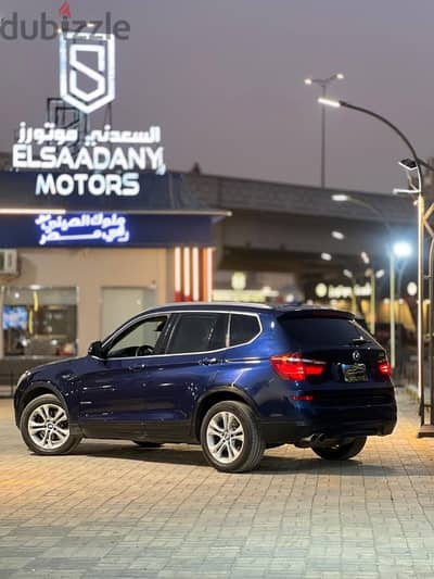 بي ام دبليو X3 المكنة الكبيرة موديل 2016 توب لاين فابريكة بالكامل