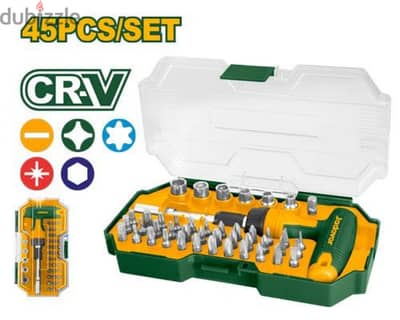 Jadever 45 Pcs T-handle wrench screwdriver set