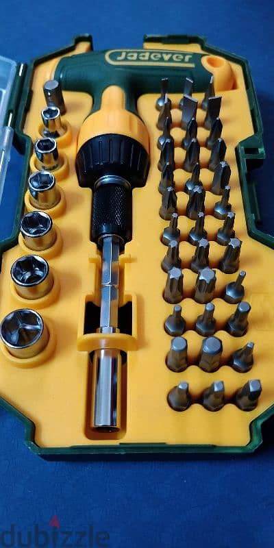 Jadever 45 Pcs T-handle wrench screwdriver set 3