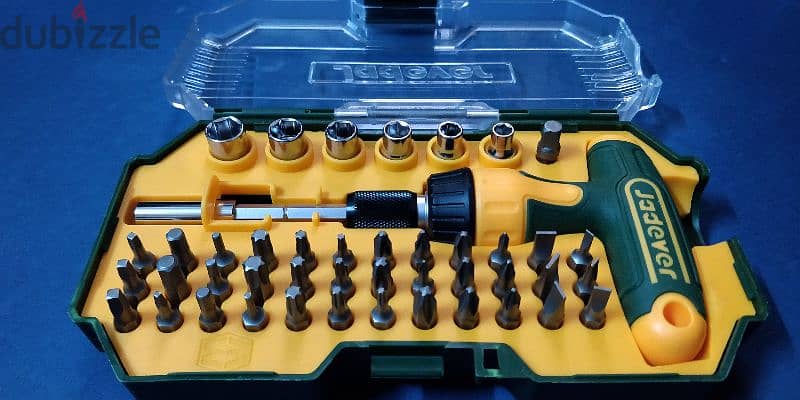 Jadever 45 Pcs T-handle wrench screwdriver set 4