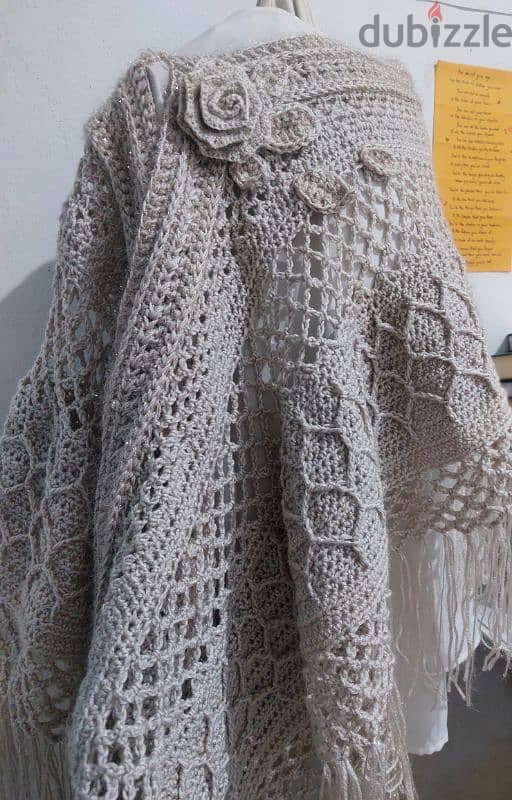 handmade crochet shawl 3