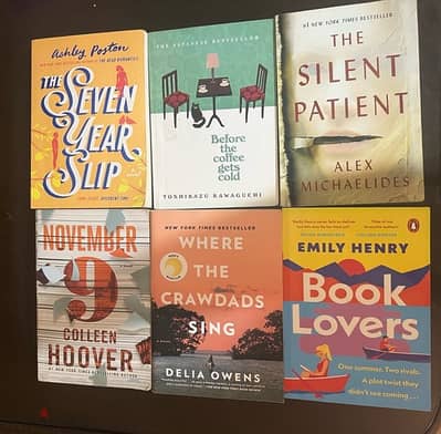 Books for sale (novels)