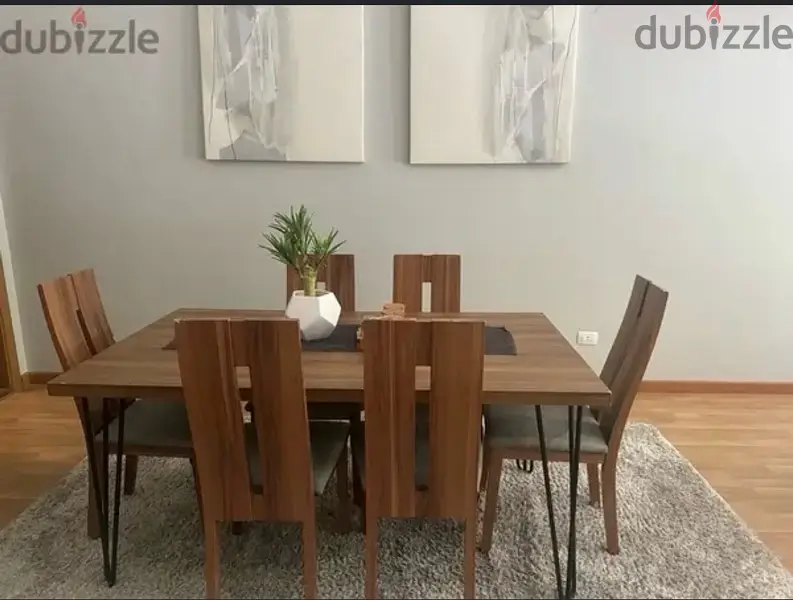 dining table + 6 chairs - ترابيزة سفرة + ٦ كراسي