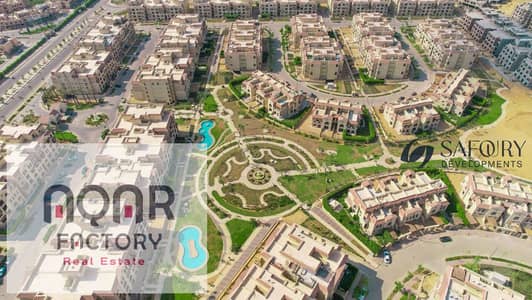 Middle Townhouse 267م + رووف 91م داخل كمبوند المعادي فيو الشروق | استلام خلال سنة | كاش 11.7 مليون