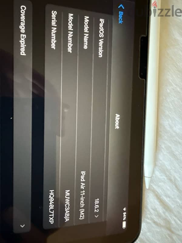 iPad Air 11 inch (M2) + Apple Pencil Pro 5