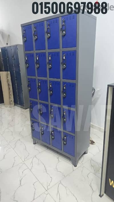 لوكر معدن صاج محمل مستورد _ دولاب _ وحدات_ دهان اليكتروستاتيك _ locker
