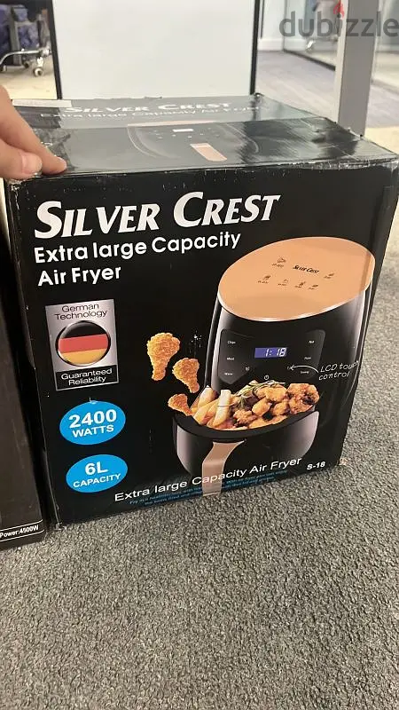 Silver Crest Air Fryer, 6 Liters (2400 W) – Authentic German, Brand New
