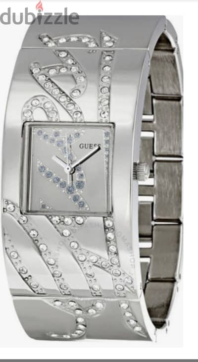 Guess Stainless Steel Swarovski Watch model U13552L1.