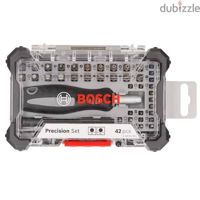Bosch 42 piece precision screwdriver set طقم مفك برؤوس متعددة