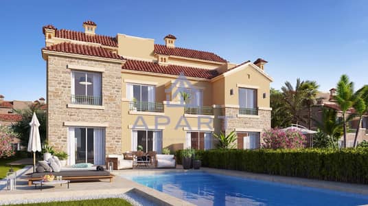 استلم فوري بتشطيب كامل توين هاوس جاهز للسكن بمقدم 10 % فقط واطول فتره سداد-العاصمه الاداريه-القاهره الجديده