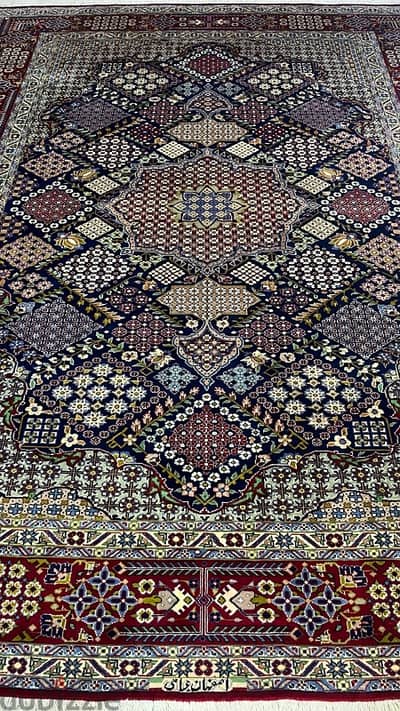 سجادة ايراني ممضية (اصفهان عباسي )