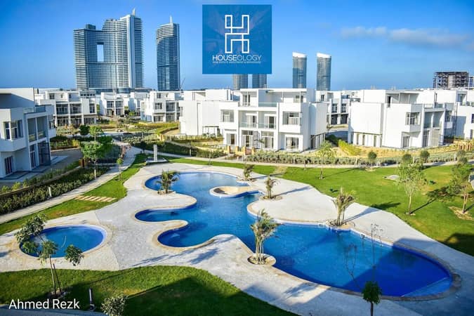 اخر شقه 3 غرف متشطبه بالكامل للبيع في العلمين الجديده فيو مميز علي البحر بالتقسيط علي اطول فترة سداد New Alamein