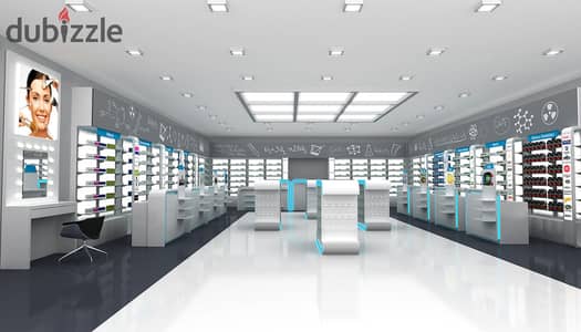 pharmacy 95m + 15m out door in october in elhay elawal
