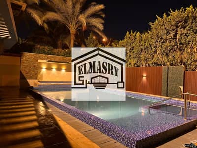 Villa for rent with swimming pool and jacuzzi in a prime location in Rehab Hills, Model M  Rehab City, New Cairo. Ultra-super-luxurious finishing.
