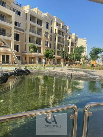Apartment for sale with a terrace in Sarai, Madinat Misr, with a 50% cash discount or installments over 12 years with 0% down payment, in the heart of