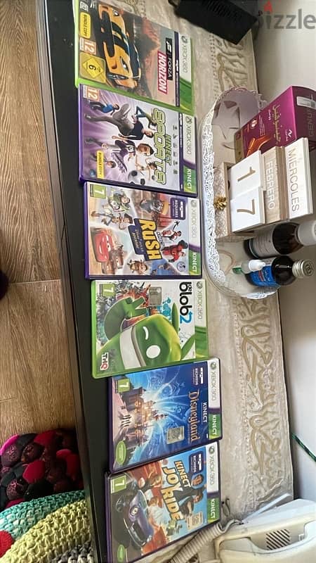Xbox 360+ Kinect  +CDs 3