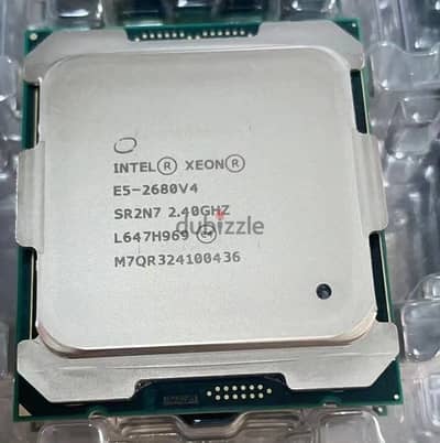 بروسيسور زيون E5 2680 V4 x2