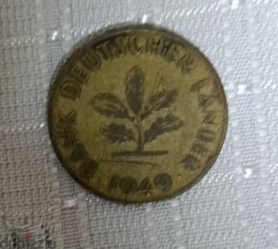 10 German pfennig 1949