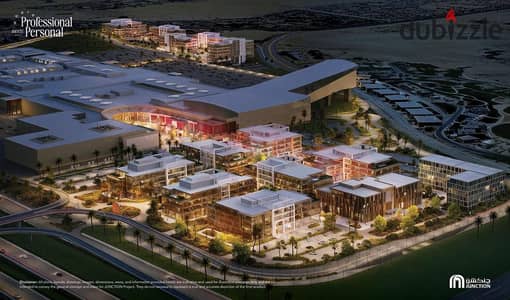 Office for sale next to Mall of Egypt by Majid Al Futtaim with installments over 8 years at Junction Mall