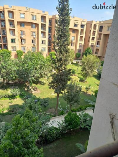 شقة للبيع فيو وايد جاردن بحري جاهزة للسكن سعر مميز الدور الثالث 3 غرف 123 متر في الرحاب 1 - المرحلة الثانية - القاهرة الجديدة Al Rehab 1 - Phase 2