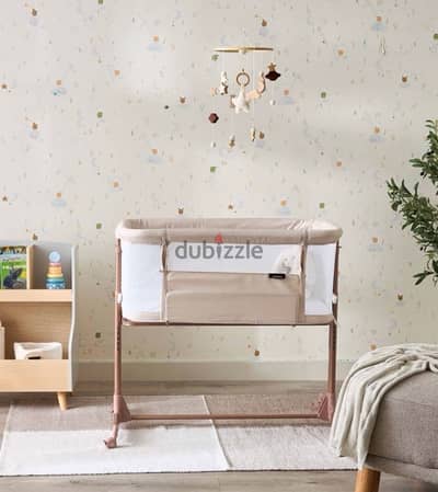 Junior Baby Side Crib Rose Gold سرير اطفال روز جولد