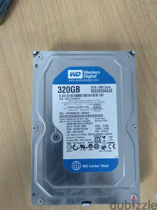 3 Used Hard Drives, Lightly Used