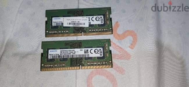 عدد اتنين رام لابتوب 4 جيجا ddr4