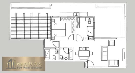 Apartment for Sale in Zahraa El Maadi Eighth District 190 sqm Roof with Large Terrace Open View North Facing 12th Floor 2 Elevators Security